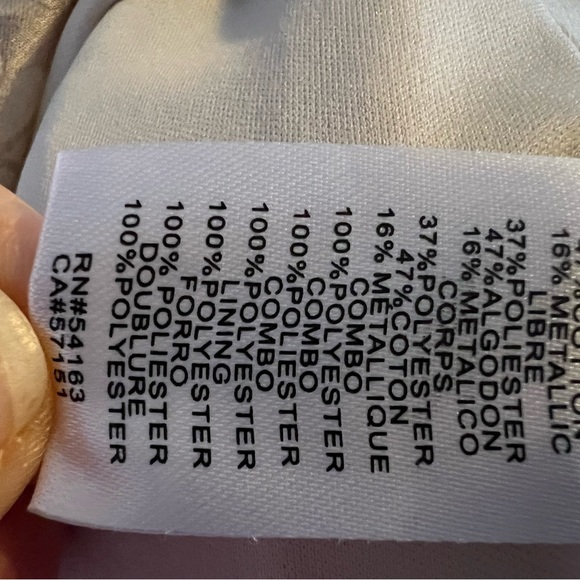 Jessica Simpson gold, lace, size 6 - Picture 5 of 7